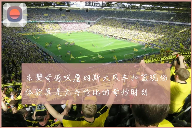 东契奇感叹詹姆斯大风车扣篮现场体验真是无与伦比的奇妙时刻